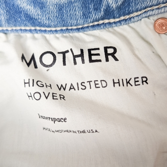 MOTHER Hiker Hover Jeans Innerspace Blue Size 26 Tapered Straight Leg Jean - Picture 10 of 14